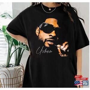 Usher Face Shirt Concert Past Present Future 90S Shirt Tshirt